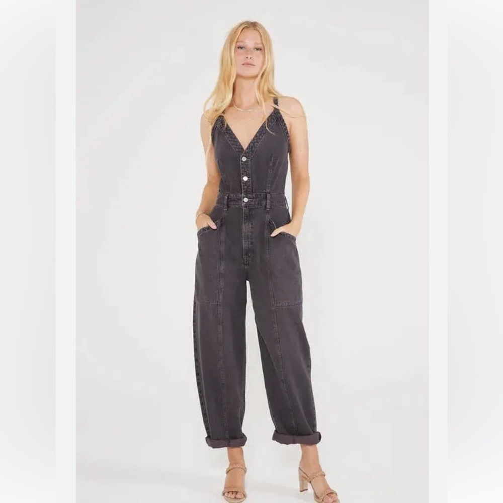 Etica Milou Utility Jumpsuit Free People. Size XS. WORN ONCE.